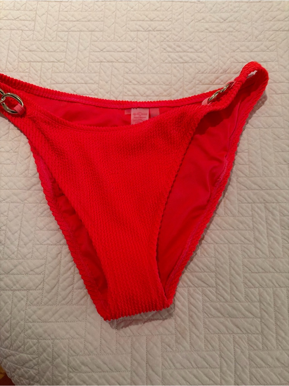 Lilly Pulitzer Pico Bikini Bottom. Red/coral color. Size 14